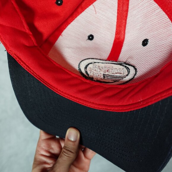 Vintage Backstreet Boys SnapBack Hat Cap Music Band Red 90s Y2K - Picture 7 of 8